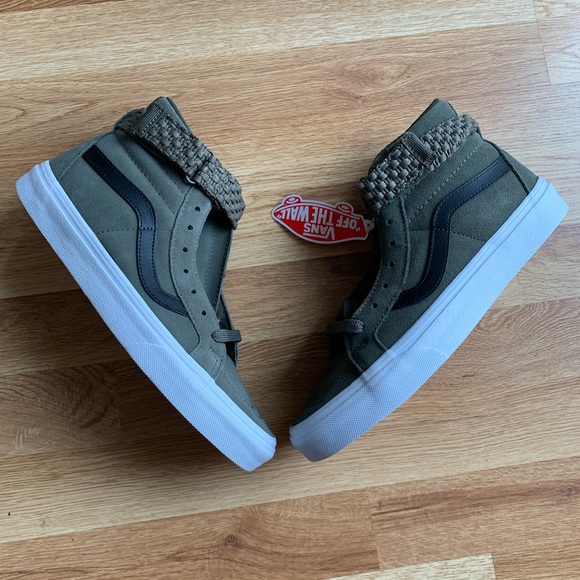 Vans Sk8 Hi Reissue Grape Leaf Woven - Picture 2 of 6